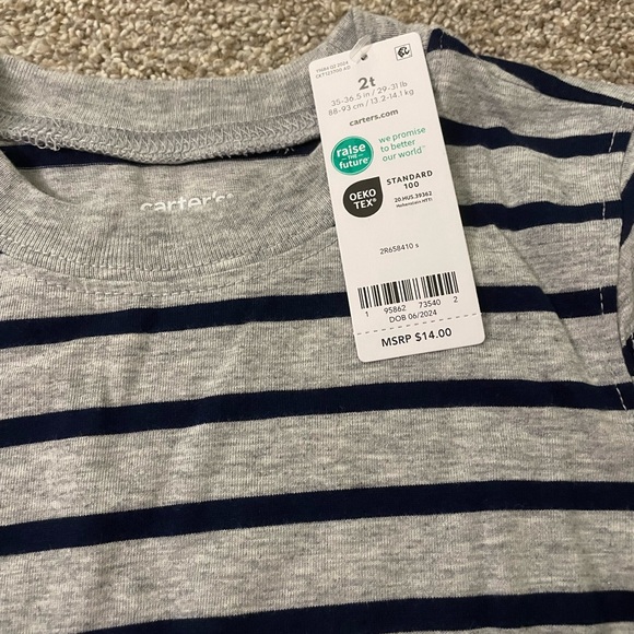 NWT Carters Long Sleeve Tees - Picture 2 of 2